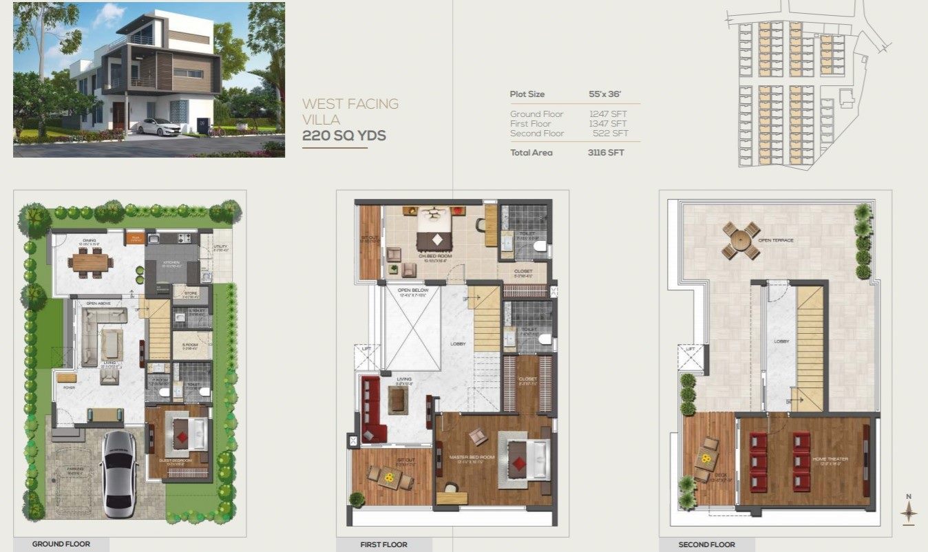 Empire Insignia Floor Plan west facing