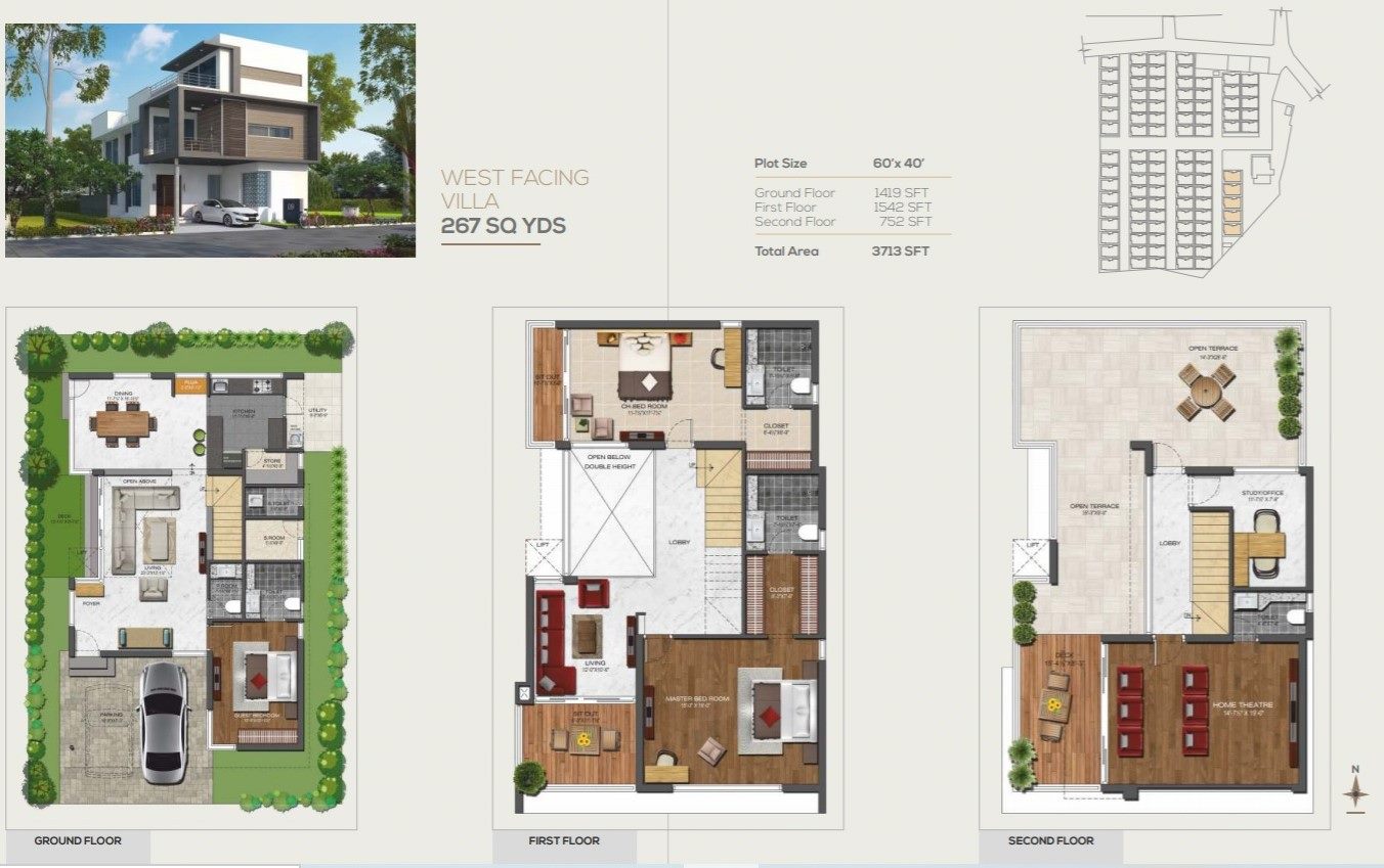 Empire Insignia Floor Plan West facing